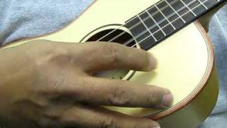 Kala all solid lacewood sprucetop baritone ukulele musicguymic mgm sound sample [upl. by Eetsirhc]