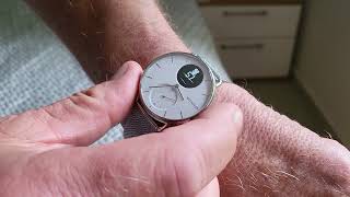 Withings ScanWatch Funktionen der Uhr und Darstellung in der Withings App [upl. by Moffat861]