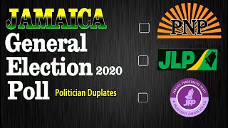 Jamaica General Election Poll  JLP  PNP  JPP [upl. by Weinert73]