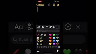 paski emoji poradnik porady iphone ios ciekawostki tiktok youtubeshorts capcut [upl. by Maure84]