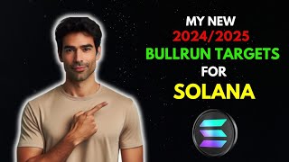 My SOLANA SOL BullRun Targets for 20242025  Solana Price Prediction [upl. by Enylrac]