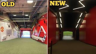 Manchester Uniteds NEW Tunnel at Old Trafford [upl. by Kablesh]