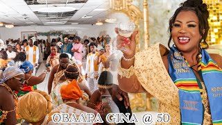 MOST BIGGEST GHANIAN BIRTHDAY PARTY UK GINA  50 amp MARRIAGE ANNIVERSARY  2024 [upl. by Eilrebma]