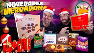 PROBANDO TODAS LAS NOVEDADES de NAVIDAD de MERCADONA TURRONES Y COSAS RARAS DE SUPERMERCADO [upl. by Valorie]