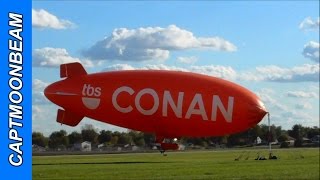 Blimp pulling at mooring mast [upl. by Bratton]