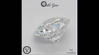 050ct Round D VS1 IGI certified Lab Diamond side orbisgems [upl. by Rip]