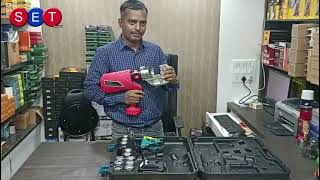 Battary Operated Lugs Crimping Tool Xtra 400E HD Work Demo SET Corporation Cheapest rate In India [upl. by Eglantine]