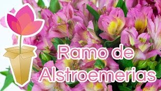 Cómo hacer un ramo de alstroemeria [upl. by Suhpoelc740]