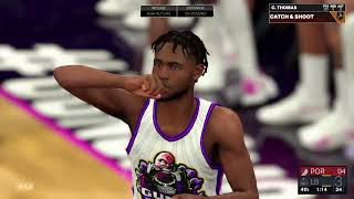 Portland Trailblazers  Long Beach Gun Smoke  NBA 2K24 MyLeague Expansion Season4th QTR Highlights [upl. by Anahtor]