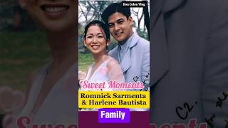 ROMNICK SARMENTA AND HARLENE BAUTISTA Sweet Moments shortsviral pinoyshowbiz trending [upl. by Suaeddaht]