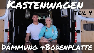 KASTENWAGEN AUSBAU  Teil 4  Dämmen mit Armaflex amp Bodenplatte verlegen VANLIFE [upl. by Ettevy367]