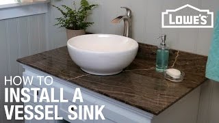 How to Install a Vessel Sink [upl. by Gnouhp]