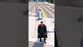 GTA 5  SUPER MAN BECOME A GIRL TO ESCAPE FROM A CHUDAIL IN GTA5 😱  shots cartoon viralshort [upl. by Nolos290]