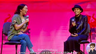 Rosario Dawson LA Comic Con 2024 Panel [upl. by Aylat]