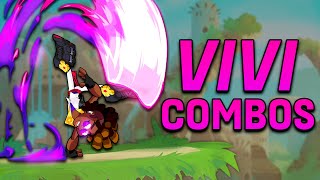 Every Vivi Brawlhalla Combo You Need To Know [upl. by Nosneb262]