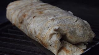 How To Make The California Burrito  Robertos Ocean Beach [upl. by Ibby]