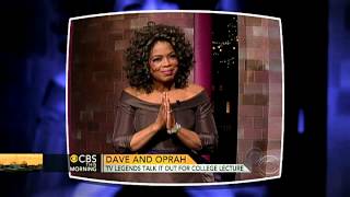 Oprah and Letterman Legends talk it out [upl. by Aninat399]