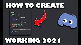 How To Create Role DividersCategories For Your Discord Server In 2021 [upl. by Arik846]