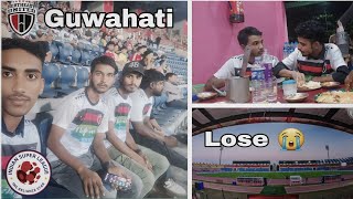 NEUFC VS CFC 😡 Guwahati lokhra football stadium 🏟  Lose 😭 Bangla Vlog [upl. by Alleras952]