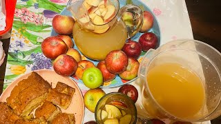 Tienes manzanas Prepara estas 3 deliciosas recetas pan agua y sidra🍎🍏🍎😋❤️ [upl. by Aynekal946]