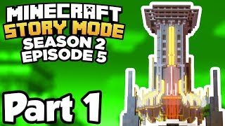 Minecraft Story Mode Season 2 Episode 5 Part 1  RETURN TO THE NEW BEACONTOWN Full Gameplay [upl. by Silverts290]