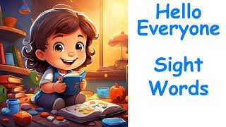 Sight Words Dolch PrePrimer Learn to Read Sight Words Sentences Sight Words Beginners kindergarten [upl. by Aura]