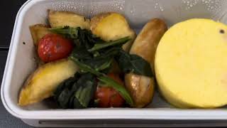 Hong Kong Food  Breakfast at Cathay Pacific Shorthaul Flight [upl. by Spragens595]