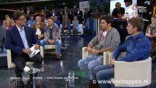 Max Verstappen and Carlos Sainz as Scuderia Toro Rosso teammates on Servus TV [upl. by Ahtenak]