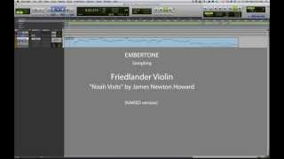 Embertone  Friedlander Violin Demo quotNoah Visitsquot [upl. by Blaseio]