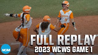 Tennessee vs Alabama 2023 Women’s College World Series  FULL REPLAY [upl. by Allene]