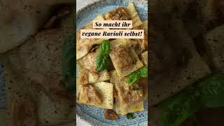 Vegane Ravioli schnell und einfach selber machen  Rezept [upl. by Enyalb]