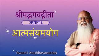 Bhagavad Gita  Hindi   Chapter 6  Talk 1  Swami Anubhavananda [upl. by Vanthe312]