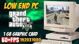 I Play Gta5 Low End PC  1gb Graphic Card Play Gta5  Gta5 Low End Pc Setting [upl. by Haelhsa]