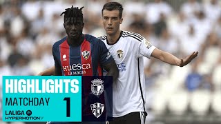 Resumen de Burgos CF vs SD Huesca 11 [upl. by Hniv]