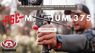 FINE Tuning My PSE Compound Bow for Maximum Accuracy [upl. by Ataga]