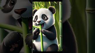 Little panda eating bamboo [upl. by Stanzel]