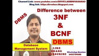 Difference between 3NF and BCNF  3NF vs BCNF  Comparison between 3NF and BCNF  BCNF vs 3NF [upl. by Amik]