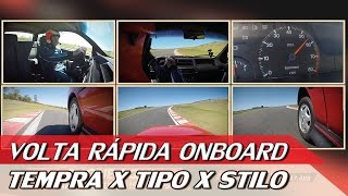 TEMPRA TURBO X TIPO SEDICIVALVOLE X STILO ABARTH  VR ONBOARD C RUBENS BARRICHELLO 82  ACELERADOS [upl. by Odawa]