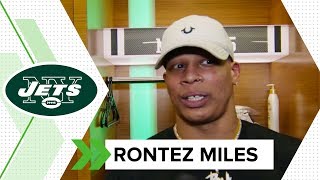 Rontez Miles on His Fake Punt Conversion amp Special Teams Performance  New York Jets [upl. by Gwendolin]