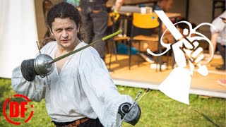 Rapier and dagger stage combat  Rebel Fencing Dni Fantastyki 2021 [upl. by Auric270]