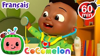 La chanson quand tu es malade 🤒 CoComelon  LHeure de Cody  Chansons pour bébés [upl. by Alessig]