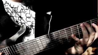 Oni 8 string Macassar Ebony Top amp Axe FX Standard test Meshuggah  Closed Eye Visuals cover [upl. by Gilud]