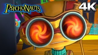 PSYCHONAUTS All Cutscenes Full Game Movie 4K 60FPS Ultra HD [upl. by Isidore]