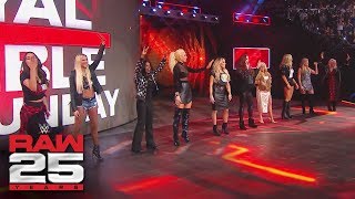 WWE honors female WWE Legends Raw 25 Jan 22 2018 [upl. by Eelyab]