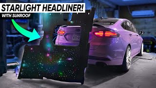 The ULTIMATE Starlight Headliner Guide Suede Sunroof amp 450 Stars [upl. by Meekahs]