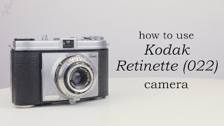 Kodak Retinette type 022 How to use  Video manual [upl. by Remle]