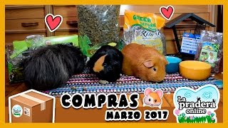 📦 COMPRAS en LA PRADERA ONLINE 🐹 Marzo 2017 [upl. by Poliard435]