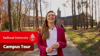 A tour around the Radboud University campus English [upl. by Llenehc592]