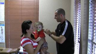 Pediatric chiropractic adjustment in Parkland FL by Dr Joseph Bogart  Chiropractor [upl. by Ruthanne]