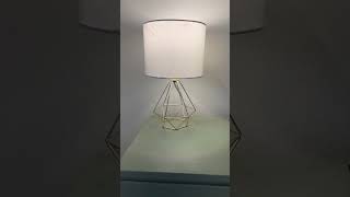 COTULIN Gold Modern Hollow Out Base Bedroom Small Table Lamp [upl. by Cesar]